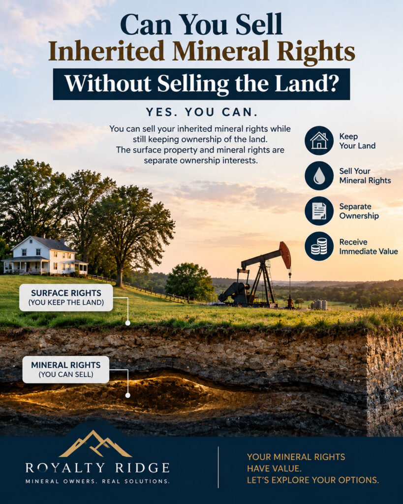 inherited mineral rights, sell inherited mineral rights, inherited oil royalties, inherited mineral rights value, mineral rights buyers, inherited oil and gas royalties, mineral rights evaluation