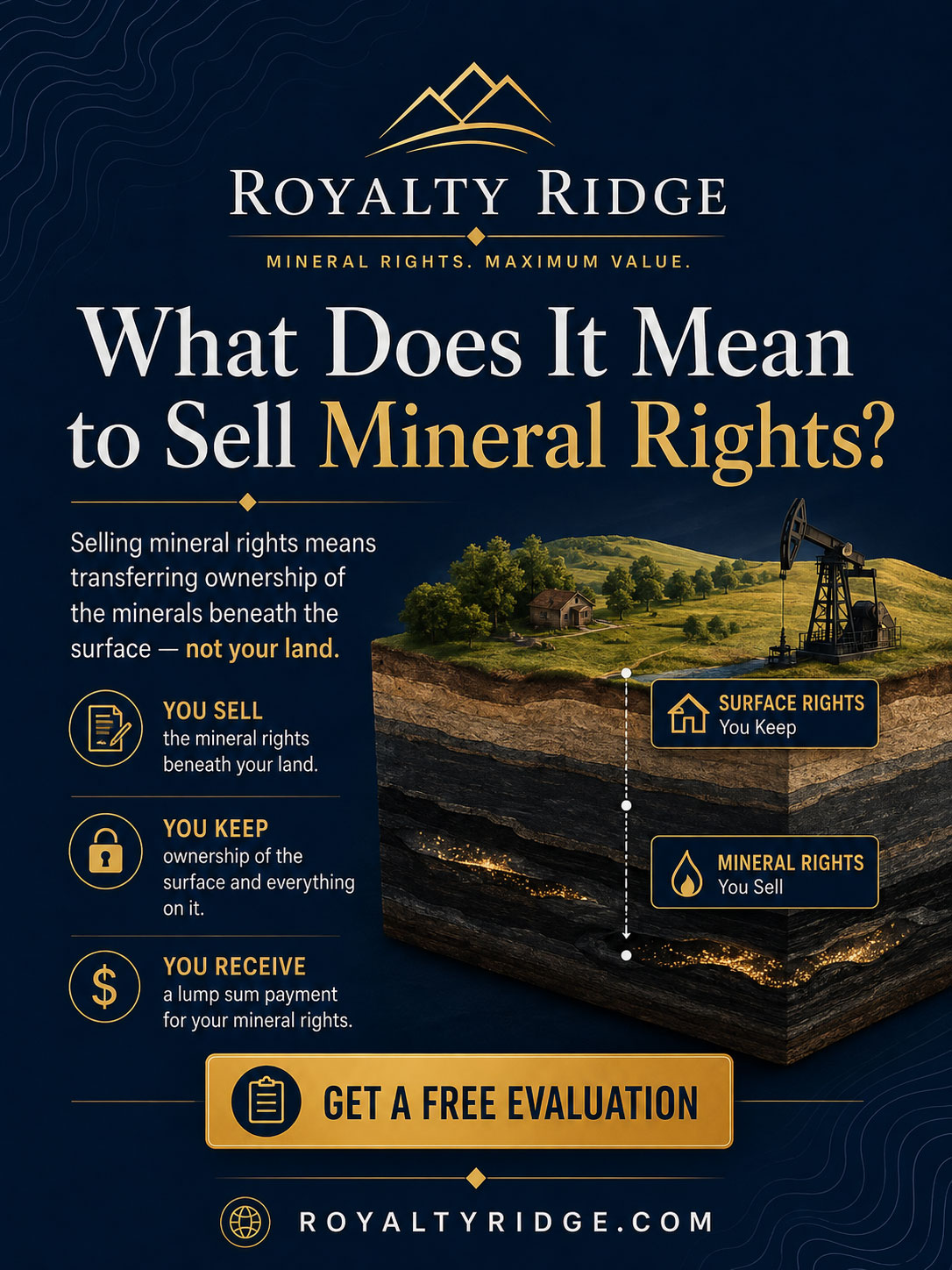mineral rights buyers, mineral rights valuation, sell inherited mineral rights, sell producing mineral rights, sell non-producing mineral rights, mineral rights evaluation